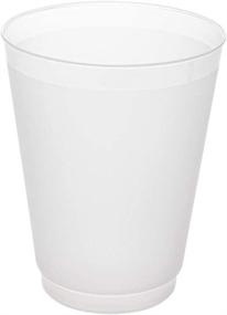 img 2 attached to Restaurantware Flexi Grip 16oz Disposable Cups - 500 Count Flexible Drinking Cups for Juice, Soda, or Water - Crack-Resistant Frosted Plastic Party Cups for Restaurants, Offices, or Events