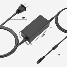 img 1 attached to POWSEED 65W 19V 3.42A Laptop Charger: Toshiba Chromebook & Satellite C Series Compatible Replacement Power Adapter