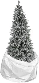 img 4 attached to 🌲 Extra Large 6ft Sattiyrch Plastic Christmas Tree Storage Bag - Disposal Tote for Easy Storage