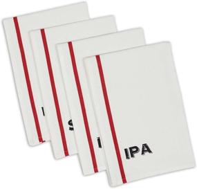 img 4 attached to 🍺 DII Cotton Beer Pub Dish Towels: Set of 3 Decorative Oversized Kitchen Towels - Perfect for Everyday Cooking and Baking, 18 x 28