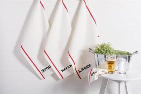 img 1 attached to 🍺 DII Cotton Beer Pub Dish Towels: Set of 3 Decorative Oversized Kitchen Towels - Perfect for Everyday Cooking and Baking, 18 x 28