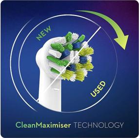 img 2 attached to 🦷 Набор из 4-х насадок для зубных щеток Oral-B CrossAction с технологией CleanMaximiser для максимальной чистки