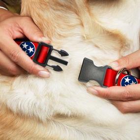 img 2 attached to Buckle Down Plastic Clip Collar Tennessee Dogs