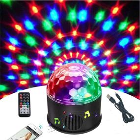 img 4 attached to 🎉 9W Magic Ball Projector: Bluetooth Speaker Party Light with 9 Colors, Strobe Club Lights, and Remote Connection - Perfect for Disco, Stage, and Wireless Decoration