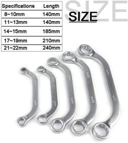 img 3 attached to 🔧 SI FANG 5 Piece Spanner Set - 8mm to 22mm