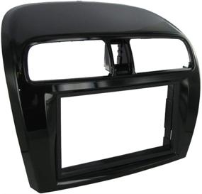 img 2 attached to Scosche MI3021B 2014-19 Mitsubishi Mirage ISO Double DIN Dash Kit - Black, Perfect Fit for Enhanced SEO