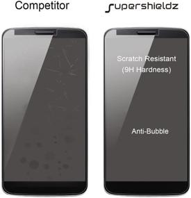 img 2 attached to Защитное стекло Supershieldz для Samsung Galaxy S9 (набор из 2 шт.) - антицарапающее, без пузырей, легкая установка с поддоном - черное