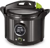 🍲 national presto precise 10-quart multi-use programmable plus electric pressure cooker - black stainless steel, model 02143 логотип