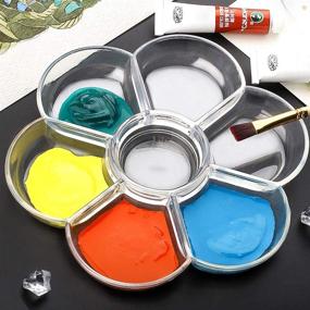 img 3 attached to Paint Palette Artist Non Stick Mixing