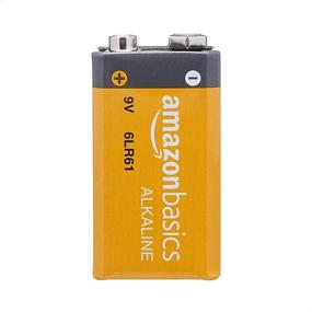 img 3 attached to 🔋 Long-lasting Performance: Amazon Basics 9 Volt Everyday Alkaline Battery Pack - Set of 4