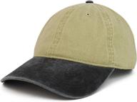 xxl oversize big washed cotton pigment dyed unstructured baseball cap by armycrew логотип