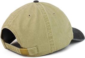 img 2 attached to XXL Oversize Big Washed Cotton Pigment Dyed Unstructured Baseball Cap by Armycrew