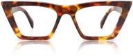 jisoo reading glasses oversized trendy，tortoise logo