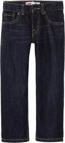 img 4 attached to 👖 Shop the Cool and Stylish Levis Regular Jeans for Boys' Clothing in Clouded Tones!