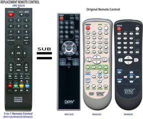 img 3 attached to 📺 Enhanced Compatibility: NF015UD NF602UD NF606U Remote Control for Emerson LED TV Models 6842THG EWL3706 LC320SSX LC321SSX LC225SSX LC427SSX LF402EM6 LF461EM4 LF501EM4 LF501EM5 LF551EM5 LF320FX4F LC320SS9A LC320SS9B LC420SS8