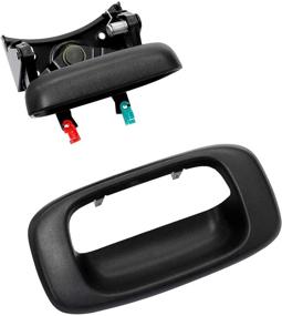 img 4 attached to Ручка багажника на дверь салона и обрамление для 1999-2007 Chevy Silverado GMC Sierra 1500 2500 3500 - Заменяет OEM номера деталей 15997911, 15228539, 15228541, 15228540