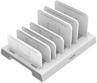 📱 unitek adjustable universal multi device organizer dock stand holder compatible for iphone, ipad, kindle, fire tablet, samsung galaxy, google nexus, pixel, all electronic devices - organize and display your devices conveniently (no charging port) logo