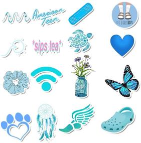 img 1 attached to 🎨 50pcs Cute Decorative Scrapbook Stickers for Laptop Personalization, Daily Planner, Crafts - Masking Stickers