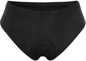 img 3 attached to 🚴 NOOYME Gel Padded Cycling Underwear Shorts for Women - 3D Printed Design, Ideal Bike Briefs