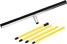 img 3 attached to 🧹 Alpine Industries Heavy-Duty Dual Moss Floor Squeegee with 50" Handle - Industrial Grade Soft Foam Replacement Head for Efficient Cleaning of Wet & Dry Concrete, Wood & Tile Floors - 30-inch