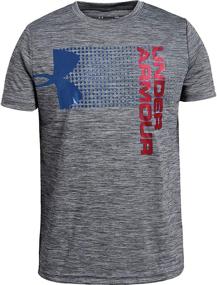 img 1 attached to 👕 Высокотехнологичная активная одежда: Детская одежда Under Armour Crossfade Stealth X маленький размер для мальчиков