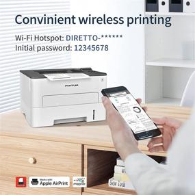 img 2 attached to 🖨️ Pantum M118DW Compact Monochrome Laser Printer with Wireless Printing and Duplex Two-Sided Printing