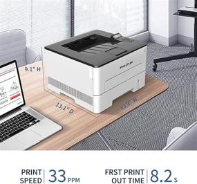 img 1 attached to 🖨️ Pantum M118DW Compact Monochrome Laser Printer with Wireless Printing and Duplex Two-Sided Printing