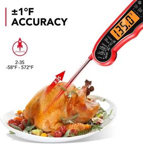 img 3 attached to Thermometer Instant Backlight Calibration Waterproof Kitchen & Dining for Kitchen Utensils & Gadgets