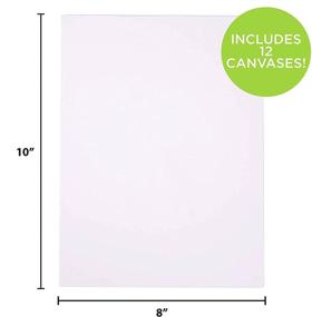 img 3 attached to 🎨 Enhance Your Artistic Vision with Horizon Group USA 8x10 Painting Panel Canvas Boards: Pack of 12, Multicolor Masterpieces