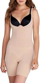 img 1 attached to 👗 Flawless Control Open Bust Bodysuit by SPANX: Ultimate Women's Clothing
