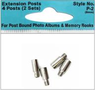 🖼️ pioneer p-2 steel extension post style - pack of 4, ideal for up to 2 albums логотип