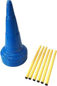 img 2 attached to 🐶 Midlee Dog Cone & Pole Agility Set: Versatile 3-Piece Kit for Dogs of All Sizes