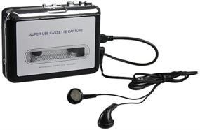 img 4 attached to AGPtek Портативный преобразователь кассет в MP3: Захватите, 🎶 преобразуйте и сохраните свою коллекцию магнитофонов на Mac и PC.