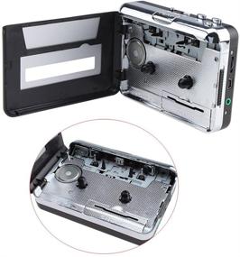 img 1 attached to AGPtek Портативный преобразователь кассет в MP3: Захватите, 🎶 преобразуйте и сохраните свою коллекцию магнитофонов на Mac и PC.