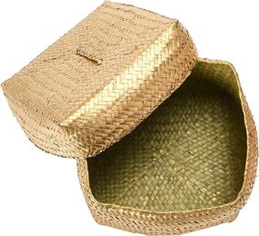 img 2 attached to Creative Co Op Hand Woven Seagrass Baskets