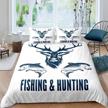 feelyou bedding hunting comforter wildlife logo