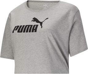 img 1 attached to 👚 PUMA Women's Essential+ Cropped T-Shirt