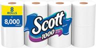 🧻 бумага для ванной scott, 1000 листов. логотип