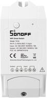 🔌 enhanced sonoff th16 wifi smart switch: temperature and humidity monitor for diy smart home, alexa compatible (16a) логотип