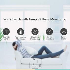 img 3 attached to 🔌 Enhanced Sonoff TH16 WiFi Smart Switch: Temperature and Humidity Monitor for DIY Smart Home, Alexa Compatible (16A)