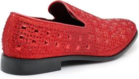 img 2 attached to Vintage Fashion Rhinestone Designer Loafers Men's Shoes in Loafers & Slip-Ons