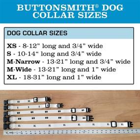 img 2 attached to 🐾 Buttonsmith Woodland Camo Dog Collar - USA Made - Fade-proof Print, Military-Grade Rustproof Buckle - 6 Sizes to Choose From