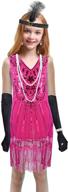 flapper dresses beaded fringed gatsby logo