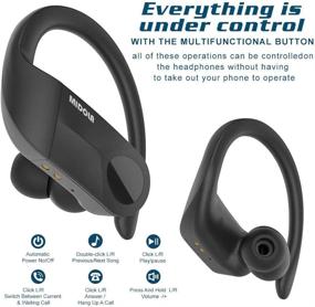 img 2 attached to MIDOLA Wireless Bluetooth Headphones Charging Portable Audio & Video in MP3 & MP4 Player Accessories