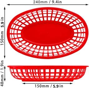 img 3 attached to 🥪 Eusoar Plastic Restaurant Supplies for Sandwiches