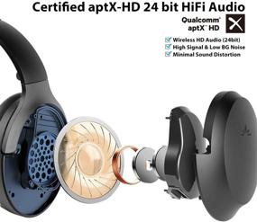 img 3 attached to Наушники с Bluetooth 5.0 и улучшенным звучанием - Avantree Aria Pro с технологией aptX-HD