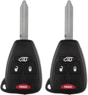 🔑 eccpp keyless entry remote key fob case replacement for chrysler pacifica sebring 200 dodge nitro avenger caliber jeep liberty patriot compass oht692714a m3n5wy72xx (2) logo