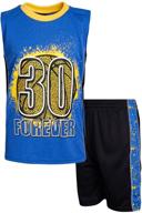 🏀 optimized 2-piece basketball performance boys' clothing set by mad game logo