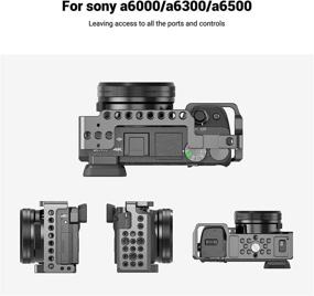 img 2 attached to SMALLRIG Camera Cage for Sony A6000 A6300 ILCE-6000 ILCE-6300 NEX7 - 1661: Review, Features, and Pricing