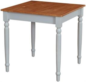 img 2 attached to 🍽️ Ravenna Home Traditional Dining Table in Gray and Rustic Honey Pine - Amazon's Own Brand 29" High